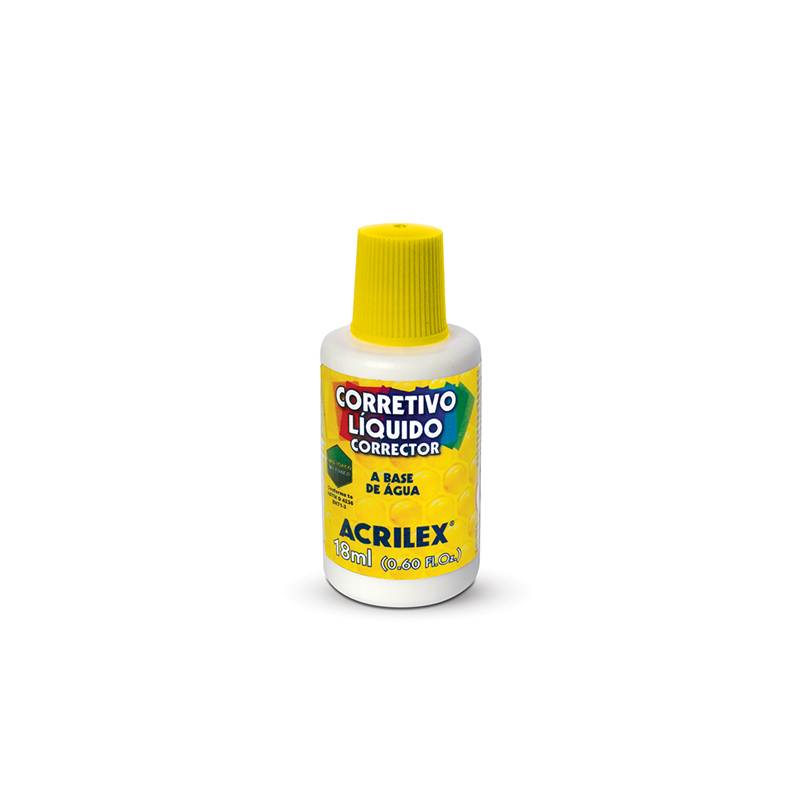 CORRECTOR LIQUIDO 18ML ACRILEX