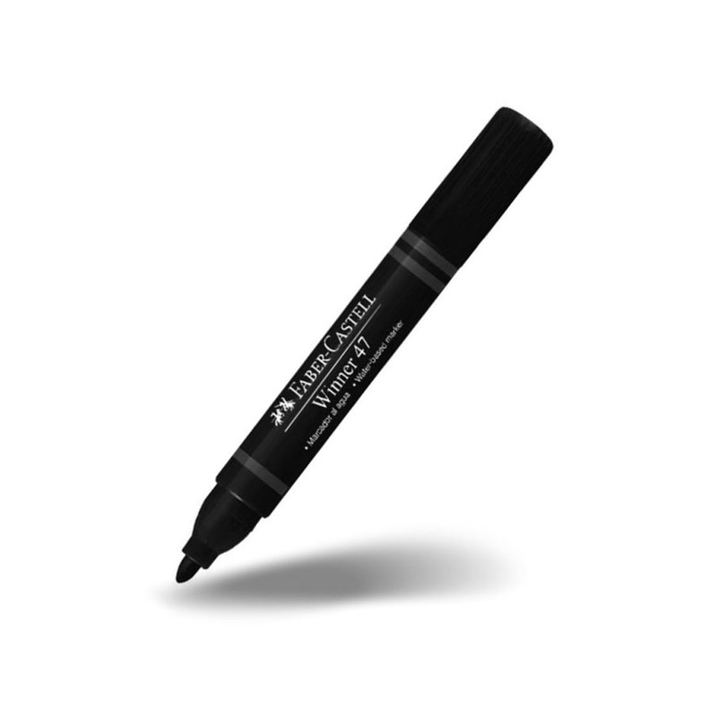 MARCADOR 47 WINNER NEGRO 654799 FABER P.