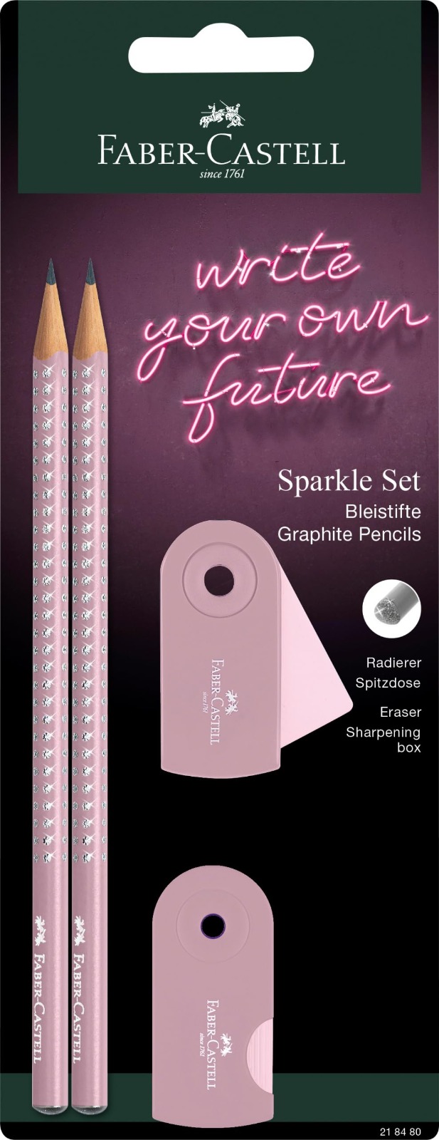 LAPIZ SET.SPARKLE ROSA 218480 FABER ALEMAN