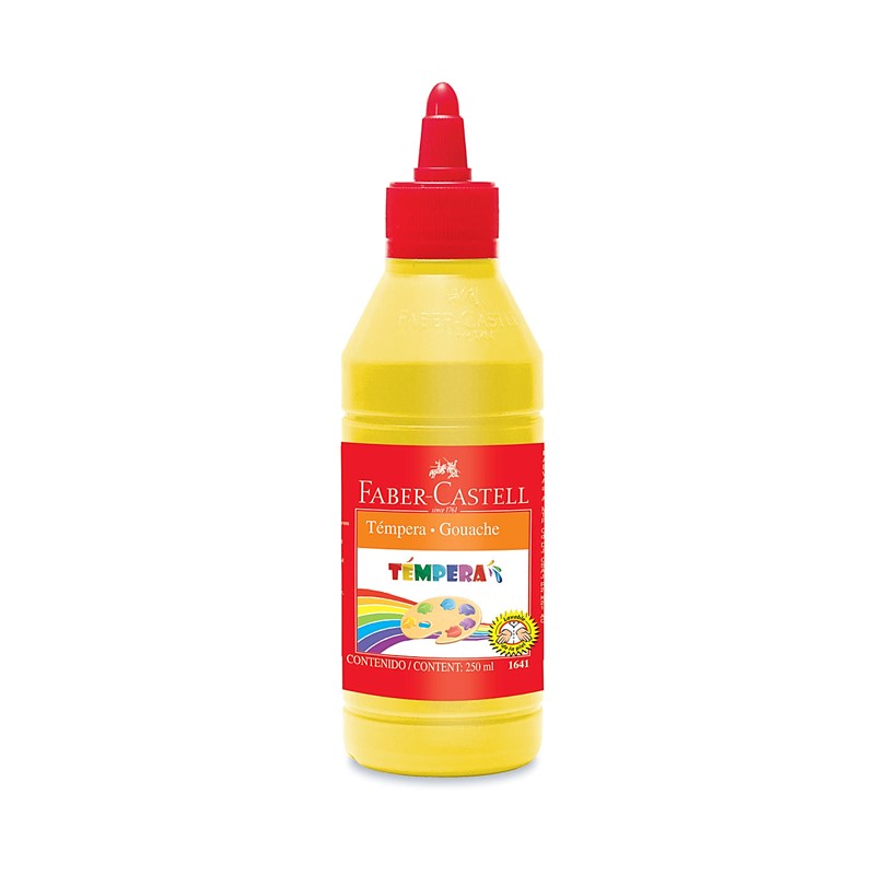 TEMPERA 250ML AMARILLO FC.BR