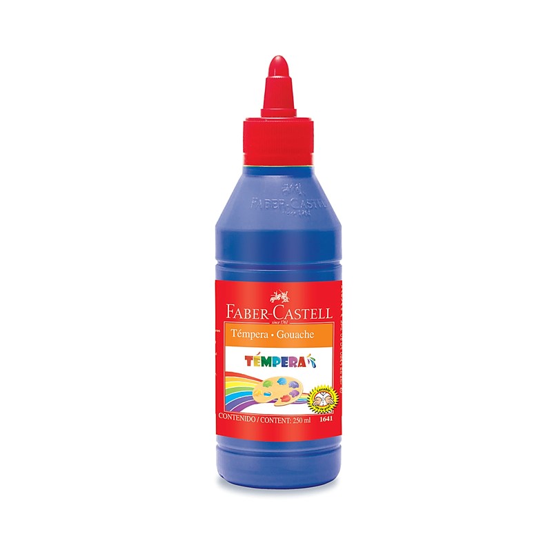 TEMPERA 250ML AZUL FC.BR