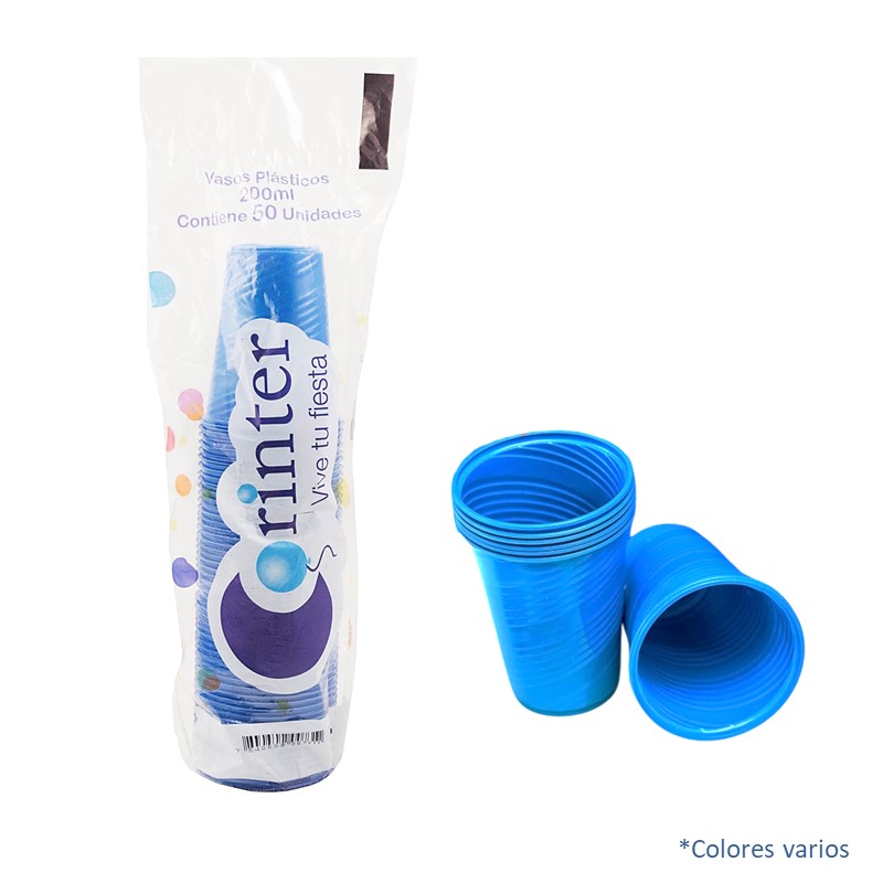 VASO DESCARTABLE X50 200ML MF